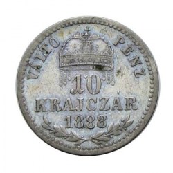 Ferenc József 1888KB 10 krajcár