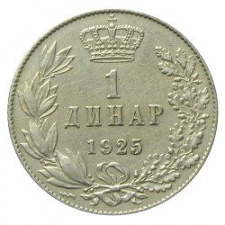 Jugoszlávia 1925 1 Dinár