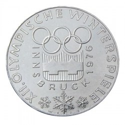 Ausztria 1974 100 Schilling Innsbrucki téli olimpia I